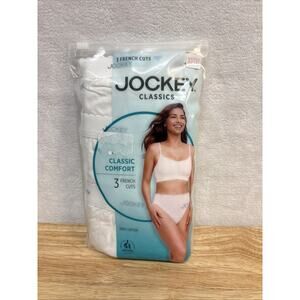 Jockey 3-Pack French Cut Cotton Classic Comfort Underwear Size 10 (20W - 22W)